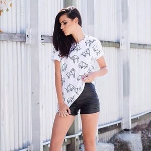 Blackmilk origami animal bft tee shirt